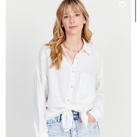 Nwt White The Seaside Vibes Top - Picture 1 of 8